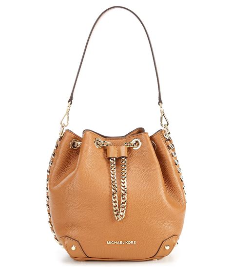 MICHAEL Michael Kors Alanis Pebble Leather Bucket Bag 